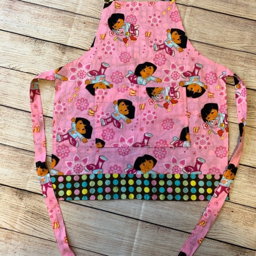Dora the Explorer Reversible Apron Nick Jr. Kids - Picture 2 of 5